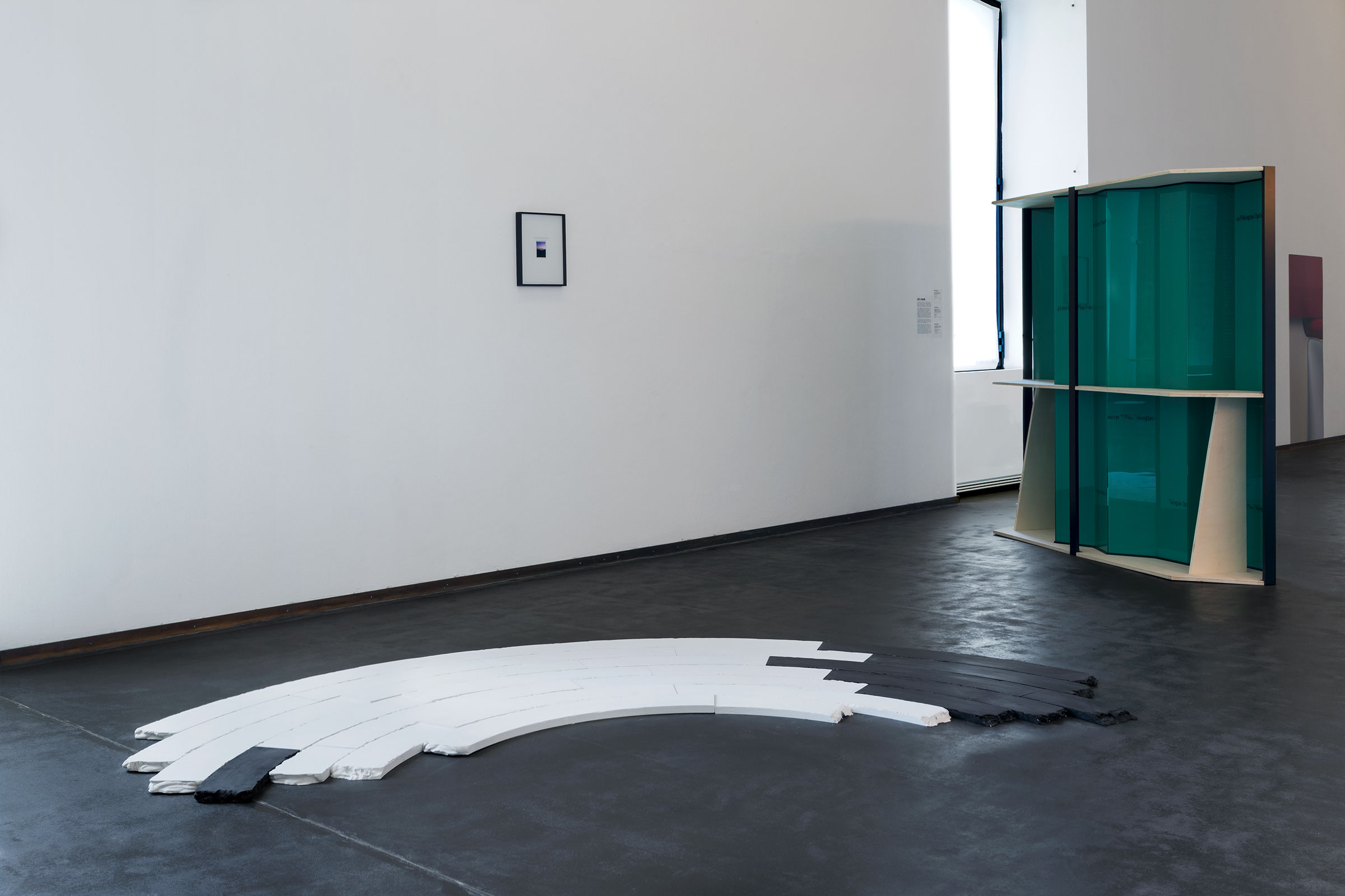 Alice Guareschi, Whenever standing in between whiles (labirinto), 2012, Distance becomes the secret language with which the conversation takes place, 2011, Delicate polyhedra: the mirror house (about multiple truths and the real reality of real-time images), 2007-12